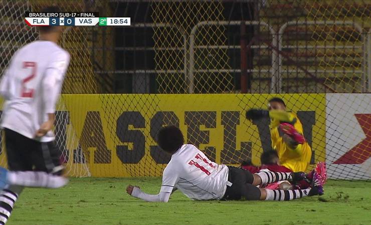 Gol do Pet aos 43! Diego, do Flamengo, brinca após título do Brasileiro Sub-17 nas redes sociais