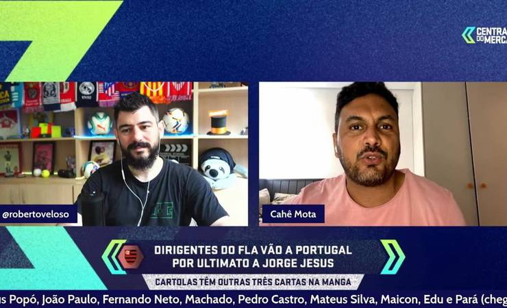 Dirigentes do Flamengo embarcam para Portugal por ultimato a Jesus e três cartas na manga