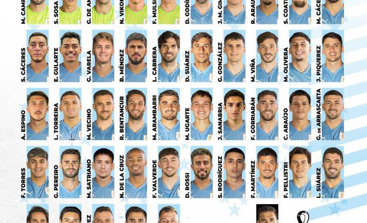Com Godín, Méndez, Piquerez e Arrascaeta, Uruguai divulga pré-lista para duelos contra Peru e Chile