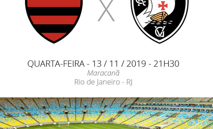 Flamengo x Vasco: veja onde assistir, escalações, desfalques e arbitragem