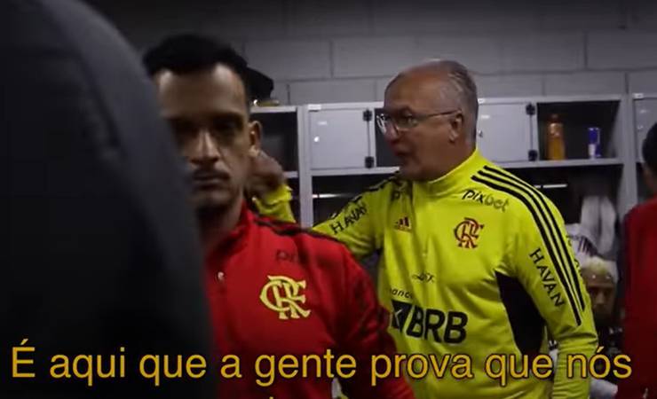 Veja o discurso de Dorival Junior antes da classificação do Flamengo: "É aqui que a gente prova"