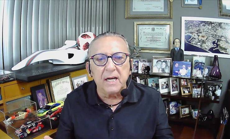Galvão Bueno elogia Hugo, goleiro do Flamengo: "Tem mais explosão do que o Courtois"