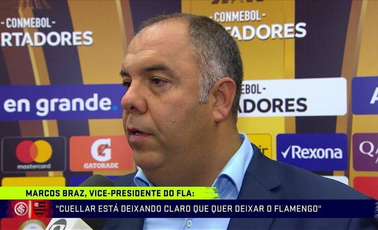Braz promete solução para caso Cuéllar até sexta-feira: "Deixou claro que quer deixar o Flamengo"