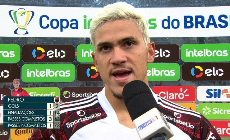 Pedro lamenta empate do Flamengo, mas acredita que gol no fim deixa time vivo: "Resolver em casa"