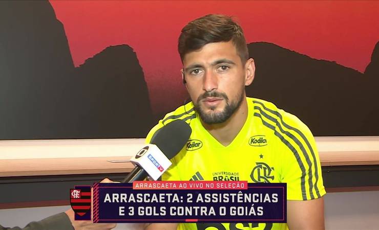 Arrascaeta comemora sequência com Jorge Jesus no Flamengo: "Ele me passou muita confiança"