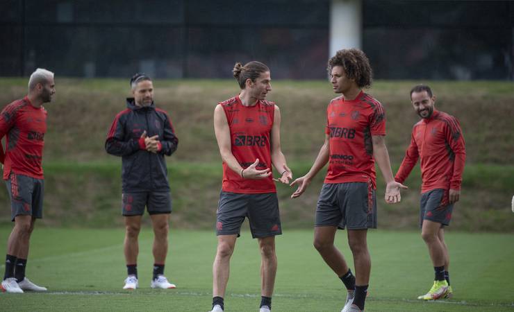 Escalação do Flamengo: Filipe Luis não viaja para enfrentar o São Paulo pelo Brasileirão
