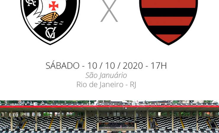 Vasco x Flamengo: veja onde assistir, escalações, desfalques e arbitragem