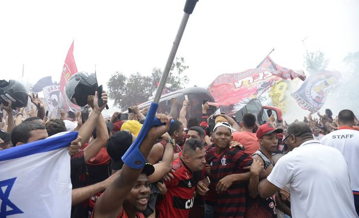 Em imagens, o AeroFla e toda festa da torcida do Flamengo pelo Rio de Janeiro