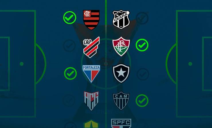 Favoritismos #25: veja chances de vitória de cada equipe na rodada do Campeonato Brasileiro
