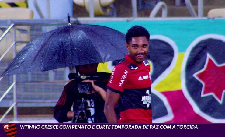 Conectado com a boa fase, Vitinho se desliga das redes sociais para viver sua melhor versão pelo Flamengo