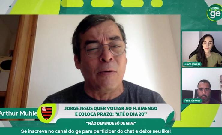 Jorge Jesus quer voltar ao Flamengo e coloca prazo para proposta: "Até o dia 20"