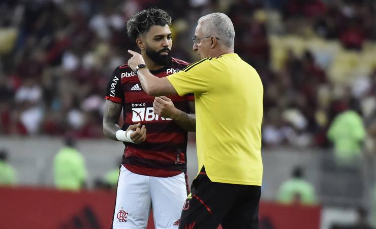 Gabigol, do Flamengo, elogia Dorival e projeta Libertadores: “Se alguém merece o título, é ele”