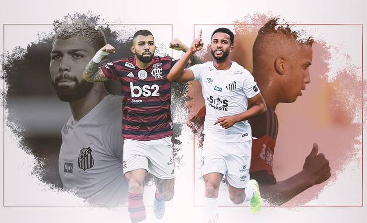 Garoto do Ninho x Menino da Vila: Jorge e Gabigol invertem papéis no duelo entre Flamengo e Santos