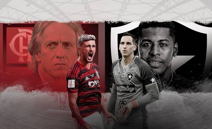 Flamengo x Botafogo colocará frente a frente os dois times mais internacionais do Rio