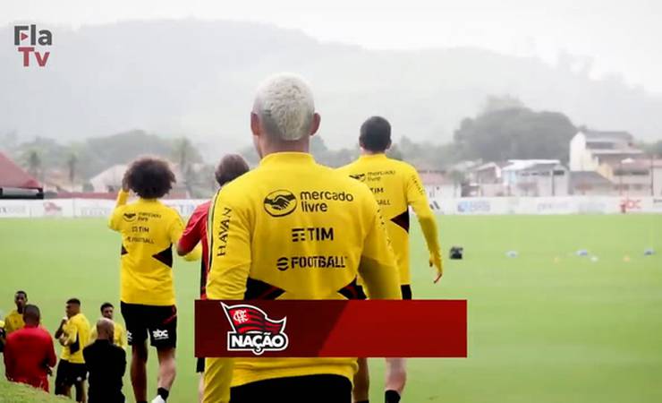 Debaixo de chuva, Flamengo se prepara para estreia na Copa do Brasil