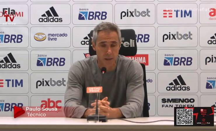 Paulo Sousa elogia sinergia entre time e torcida no Fla-Flu