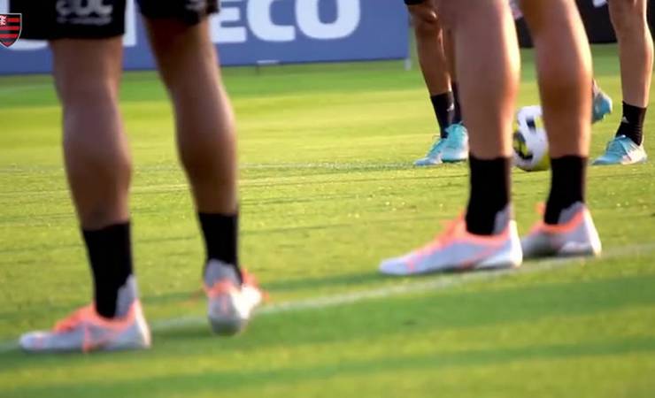 Flamengo encerra preparação para confronto com o Santos