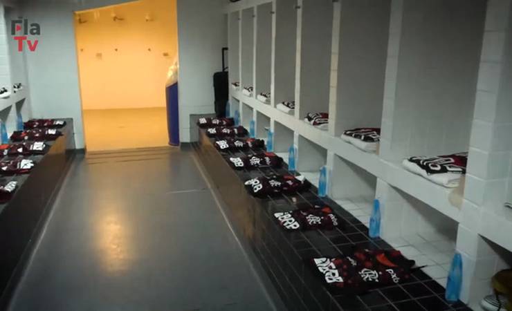Bastidores da vitória do Flamengo sobre o Santos no Brasileirão