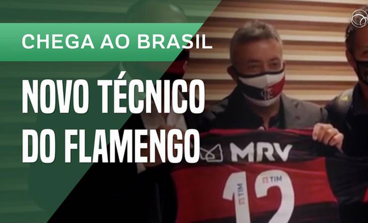 Novo técnico do Flamengo chega ao Brasil