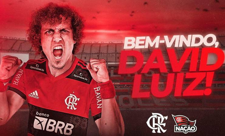 É OFICIAL! Flamengo anuncia a contratação do zagueiro David Luiz