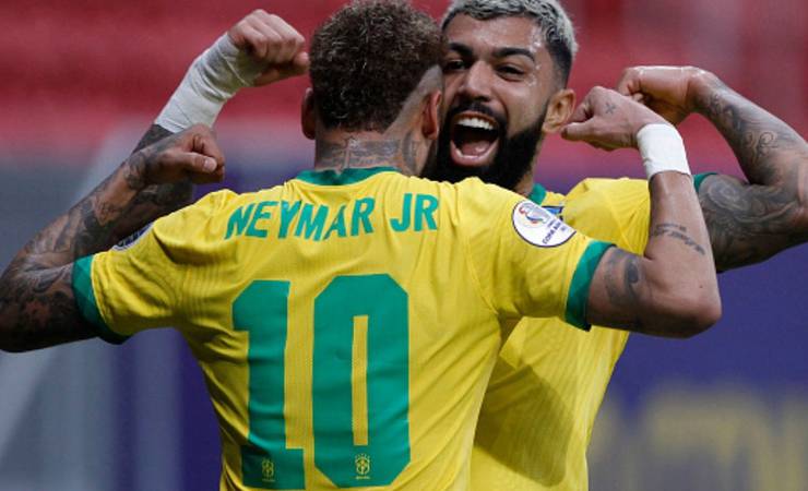 Neymar responde a convite de Gabigol para jogar no Flamengo: 'já pensou?'