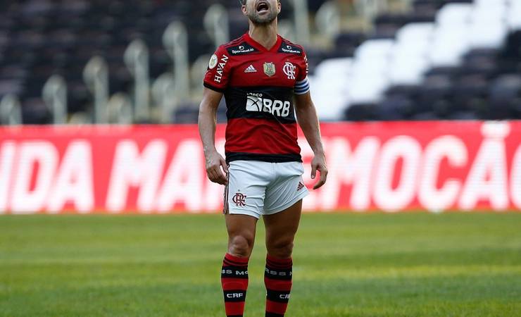 Diego Ribas sente dores musculares e desfalcará o Flamengo contra o Athletico-PR