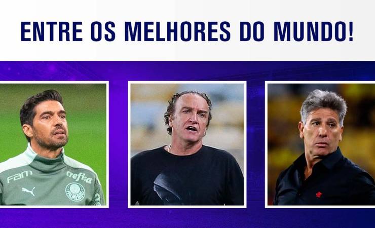 Abel Ferreira, Cuca e Renato Portaluppi aparecem em lista de melhores treinadores do mundo