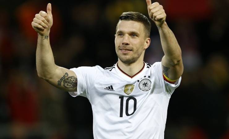 Podolski, xodó da torcida flamenguista, critica Paulo Sousa
