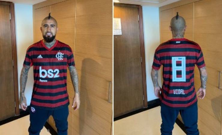 Torcedores do Flamengo pedem a contratação de Arturo Vidal: 'Já chega titular'