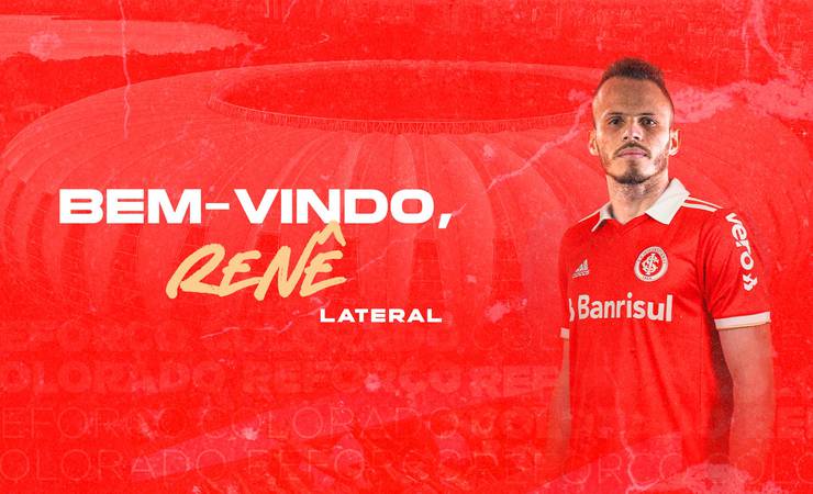 Internacional anuncia a contratação do lateral-esquerdo Renê, do Flamengo