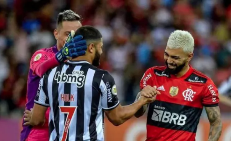 Após troca de farpas, Hulk evita polêmica com Gabigol: 'Desejo tudo de melhor para ele'