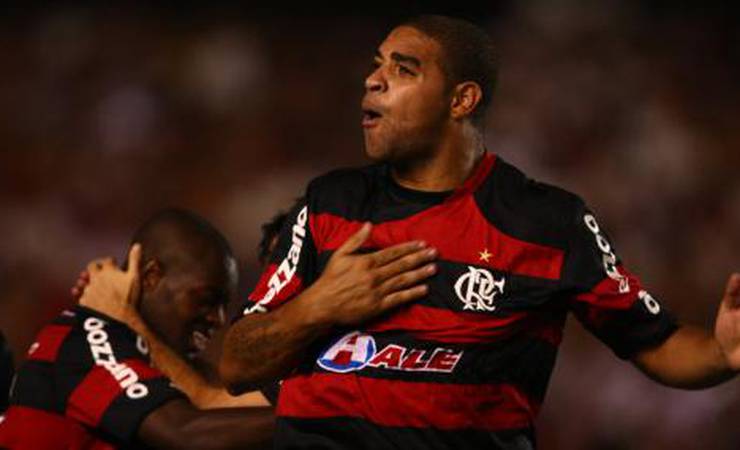 Adriano revela sonho de formar dupla de ataque com Gabigol, do Flamengo, em jogo de despedida
