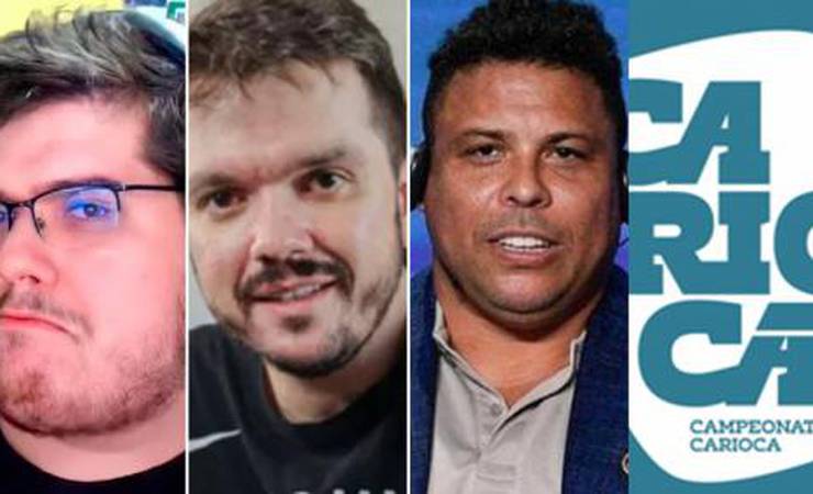 Com interação e zoeira, Casimiro, Ronaldo e Gaules disputam audiência na final do Cariocão; veja como foi