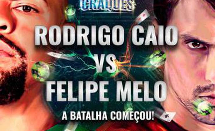 Plataforma promove torneio de poker onde é possível jogar ao lado de Felipe Melo e Rodrigo Caio