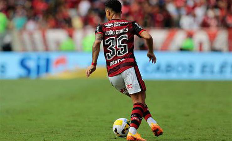 Emocionado por lembrar do avô, João Gomes vibra com outra boa atuação do Flamengo: 'Feliz com o resultado'