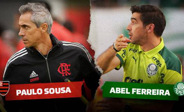 Flamengo x Palmeiras, Paulo Sousa x Abel Ferreira: expectativa alta, estágios diferentes de trabalho