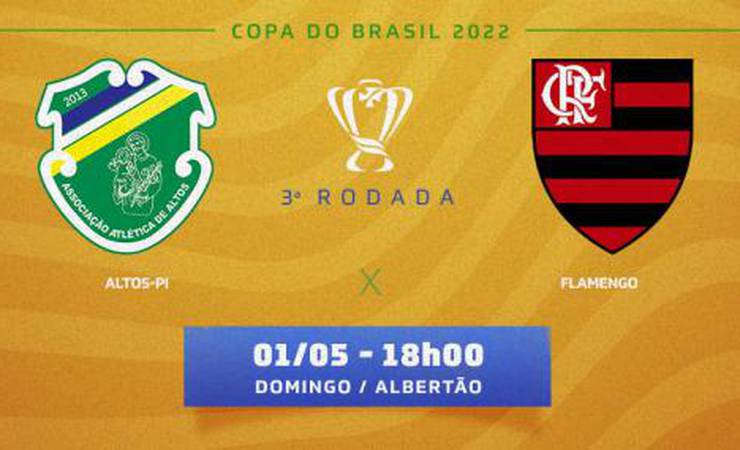 Copa do Brasil: Altos-PI x Flamengo terá transmissão exclusiva de serviço de streaming; saiba onde assistir
