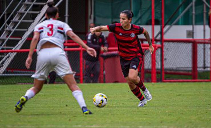 De virada, Flamengo vence São Paulo no jogo de ida da semifinal do Brasileiro Feminino Sub-20