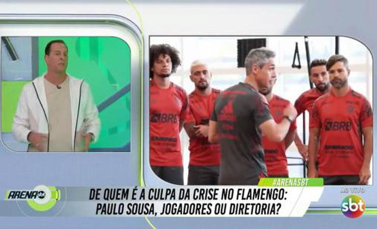 Emerson Sheik diz que Flamengo é 'mal treinado' e Benjamin Back opina: 'Não vai ganhar nada'