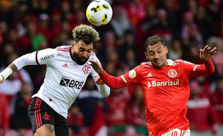 Internacional vence o Flamengo, que chega ao terceiro jogo seguido com derrota no Brasileirão