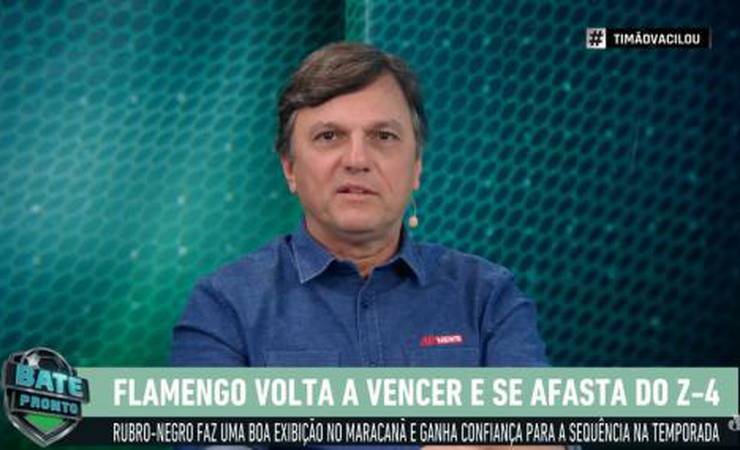 Mauro Cezar critica atuação de jogador do Flamengo: 'Distraído e desligado do jogo'