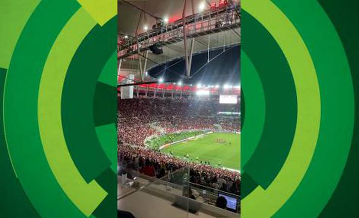 VÍDEO: Torcida do Flamengo faz a festa e empurra time antes da final da Copa do Brasil