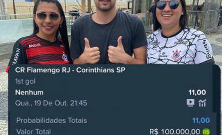 Cartolouco coloca todo seu dinheiro em aposta na final entre Flamengo e Corinthians; mãe vai à loucura