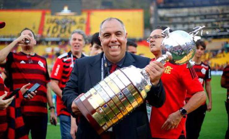 Marcos Braz provoca e relembra pedidos de saída após títulos do Flamengo: 'Teremos carta aberta?'